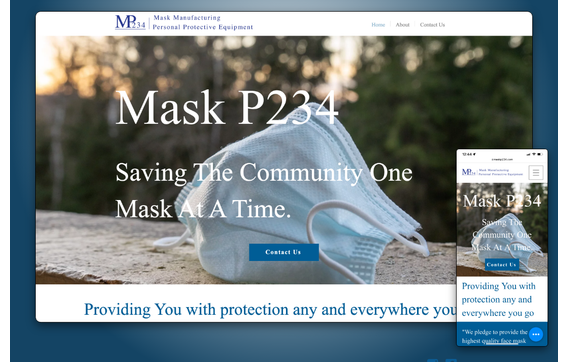 Website Design | Mask Manufacturing by Indystructible Designs in ...