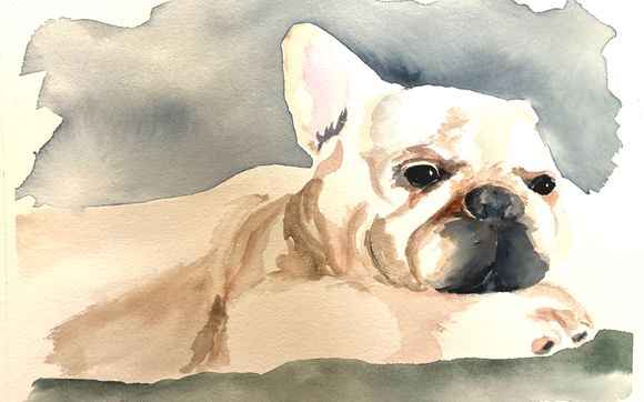 Watercolor Pet Portraits by Mariana Kramer Art Works