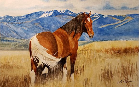 The Whitetail Mustang by Charles Gilliam Artist