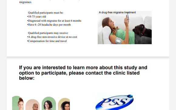 Clinical trials  by Prevention & Strengthening Solutions, inc