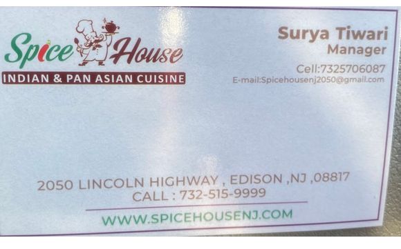 Dine in ,take out , wedding events, birthday party,  by Spice House