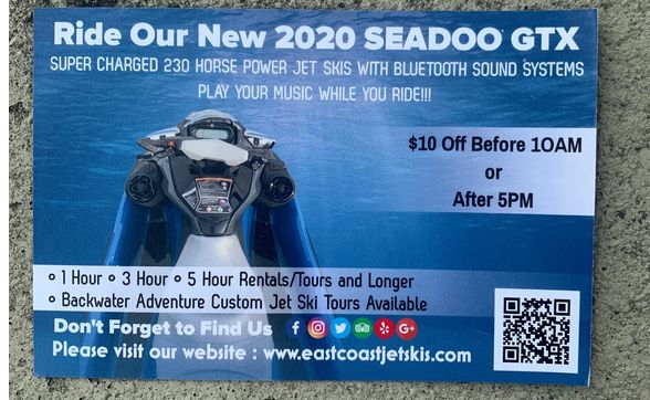 Jet Rentals / Tours, Lake Joecassee Trips, Jet Ski Fishing by East Coast Jet Ski Adventures