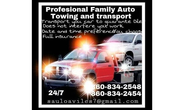 Towing service Auto Detailing by Professional Family Auto Towing LLC