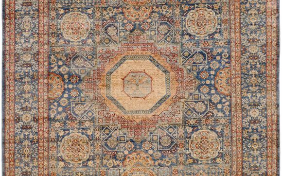 Egyptian design (Mamluk)  8.0x9.4 by Lotfy & Sons, Inc.