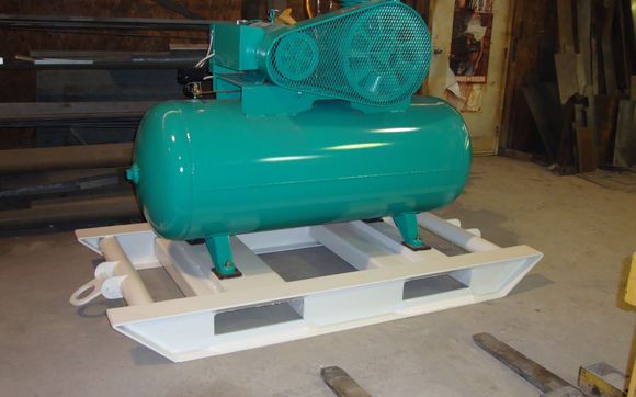 Compressor Base Fabrication by Mt Pleasant Mine Service