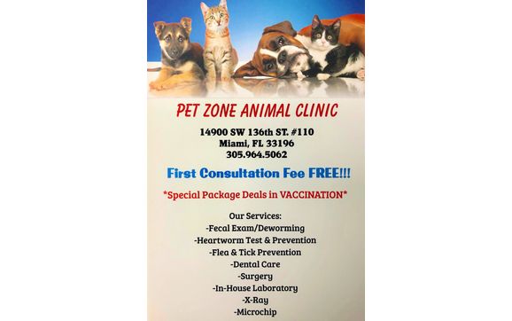 ANIMAL CLINIC by PET ZONE ANIMAL CLINIC in Country Walk, FL - Alignable
