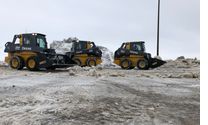 Snow removal by Skyview Excavating Inc.