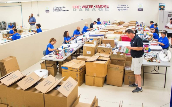 Water,Fire,Smoke damage restoration and cleaning services by Contents Mobile Restoration