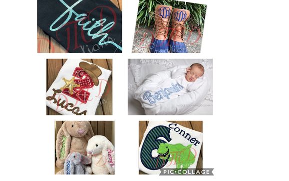 Embroidery, vinyl, sublimation, and screen print by DMD Creations