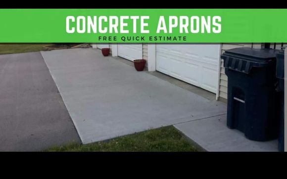 Concrete Garage Aprons spring special  by Simstone, Inc.