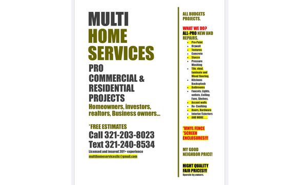 Handyman Services by Multi Home Services llc