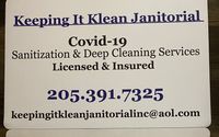 Cleaning Services  by Keeping It Klean Janitorial