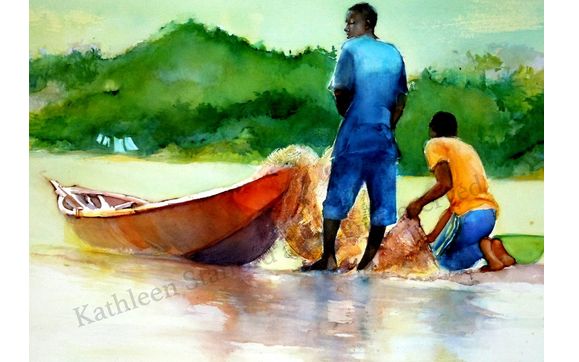 Original Watercolors and giclee prints by Kathleen-Stafford.com