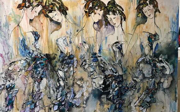 Dancers by Maya Eventov  by The Shayne Gallery