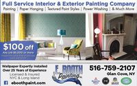 interior painting, exterior painting, wall paper & power washing  by E.E.R. Painitng & Wallpaper Hanging Corp. 