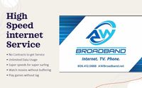 High Speed Internet Service by AW Broadband