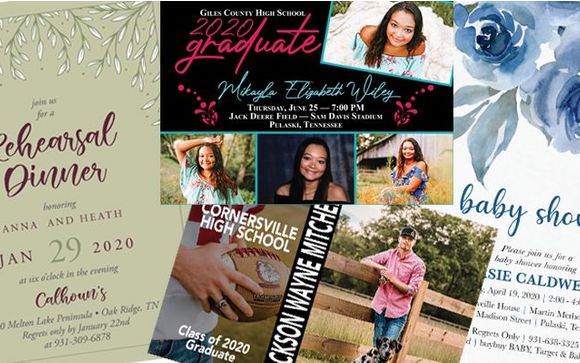 Custom Wedding Invitations by Holley's Printing