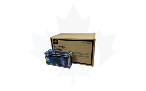 Medline "Versashield" PF Nitrile Gloves - 5.7 mil (1,000 gloves / case) by Canada Glove Supply