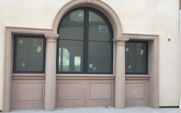 General contractor, architectural product installation by Precast Installers Inc