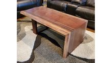 Waterfall Black Walnut Coffee Table by Widowmaker Wood Works LLC