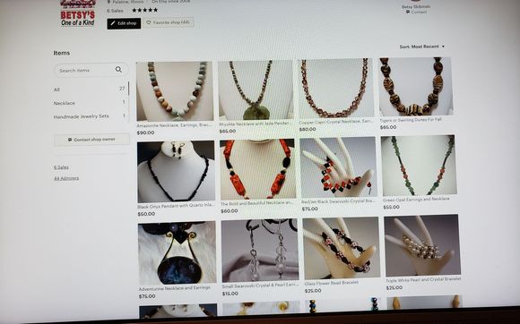 Visit My Etsy Store by Betsy's One of a Kind:Custom Designed Costume Jewelry