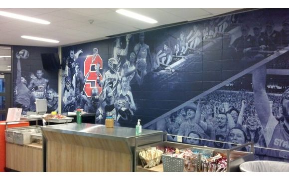 Cinder Block Wall Mural by SpeedPro Imaging in Elmsford, NY - Alignable