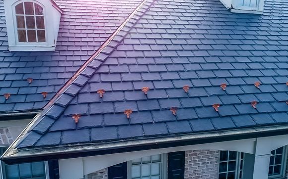 Slate Roof Installation by ROI Construction, LLC