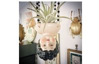 Vintage Hanging Lady Head Planter - Pick your chain! by WoodenDiane Co.