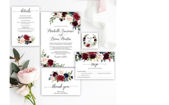 Custom Wedding Invitations by Complete Printing & Associates LLC in ...