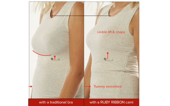 Ruby Ribbon Shapewear by Ruby Ribbon - Kay's Cami Krewe in New