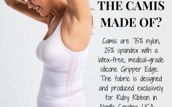 Our Camis and Demis fabric made in the USA by Ruby Ribbon - Kay's