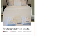 Airbnb- single room and bathroom by Maid Clean GTA's Dream Clean Team