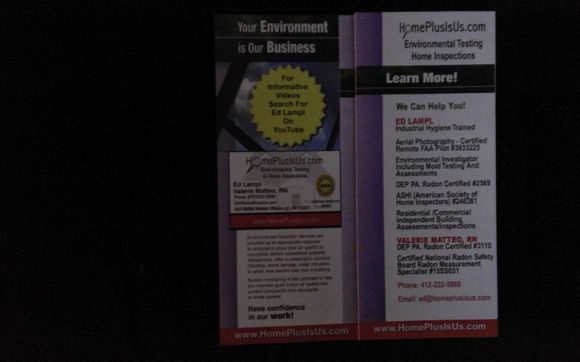 Ed Lampl - Ed@HomePlusIsUs.com by Ed Lampl Environmental & Home Inspections