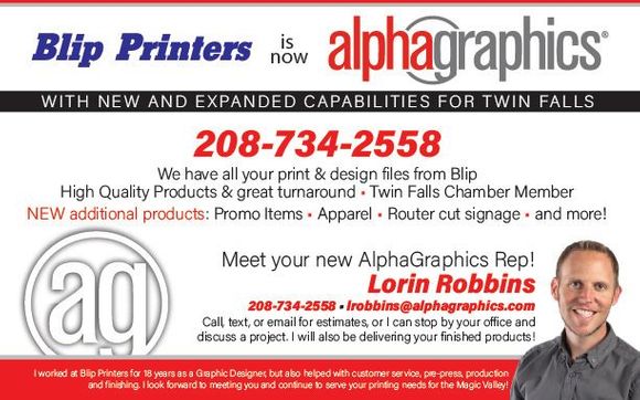 Commercial Printing for Twin Falls! by AlphaGraphics