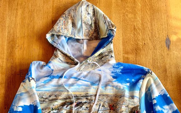 Eiffel Tower Overview Hoodie by TomokazuApparel