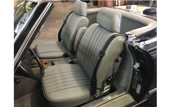 Leather seats, carpet, headliner  by Bible's Auto Interiors