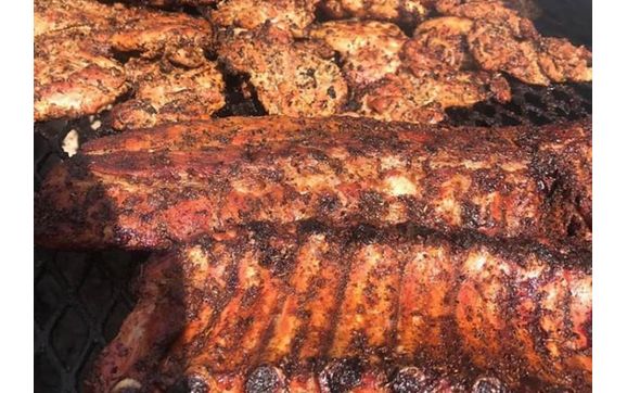 Order online pullupgrill.com or Pull Up 2412 E. Raymond Street, Indpls., IN 46203 by Pull Up Grill & BBQ