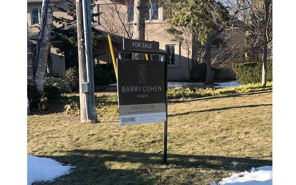 Real Estate Sign Installations (Frame)  by The Sign Installers