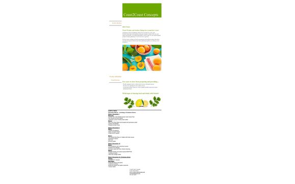 Coast2Coast Concepts Newsletter by Coast 2 Coast Concepts, Inc.