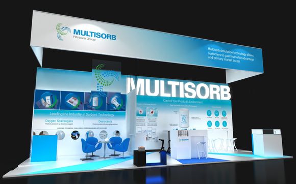 Multisorb Trade show display - Madrid Spain by JM Design