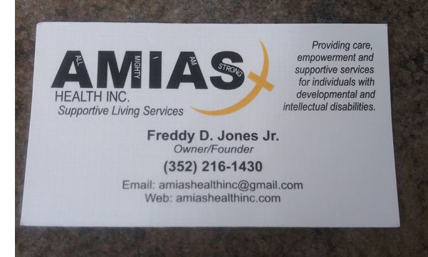 Medicaid Waiver Service Provider & APD provider by A.M.I.A.S. HEALTH INC.