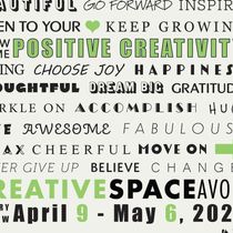 Art Gallery Opening Reception for “ Positive Creativity”  by Creative Space Avon & The Glass Studio