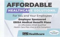 Affordable Healthcare For Employers with 2 or more employees by Independent Agent...Small Business Funding with David Allen Capital
