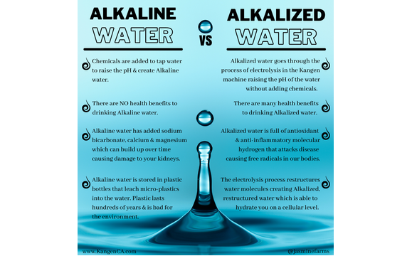Alkaline vs Alkalized  by Pure Water Wave