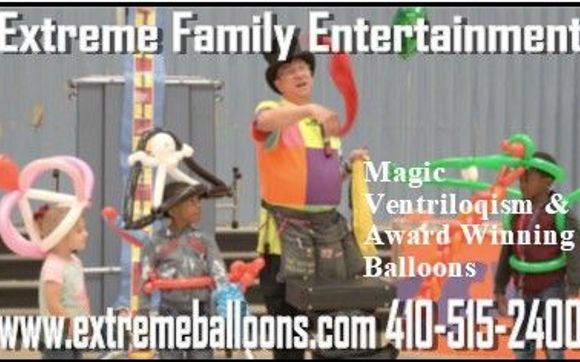 Educational Entertainment. Magic, Puppets and balloons by Extreme Family Entertainment