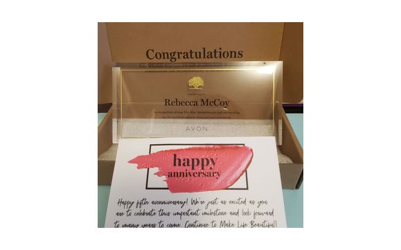 Anniversary  Gift  from  my  Company  by Avon