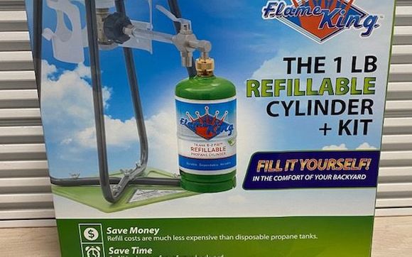 1lb Refillable Cylinder + Kit 16.4 oz., Green by SS Propane Solutions Inc.  in Edmonton, AB - Alignable