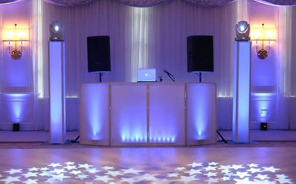 Dance floor intelligent lights by Luna Entertainment Pro Sound & Lighting