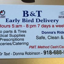 B & T Early Bird Delivery 🚚  by Author