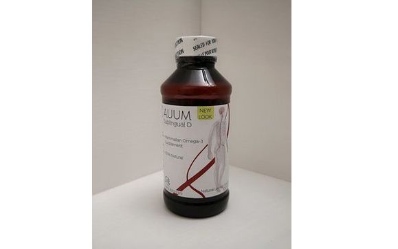 Auum Omega 3 Sublingual D 100 ml by For Your Better Health